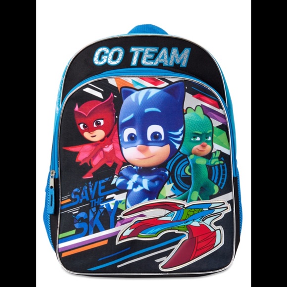 PJ Masks Boy’s Sky Team Backpack (NWT) - Picture 2 of 5